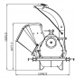 RP-TK-Schwerer Profi Holzhäcksler 110mm